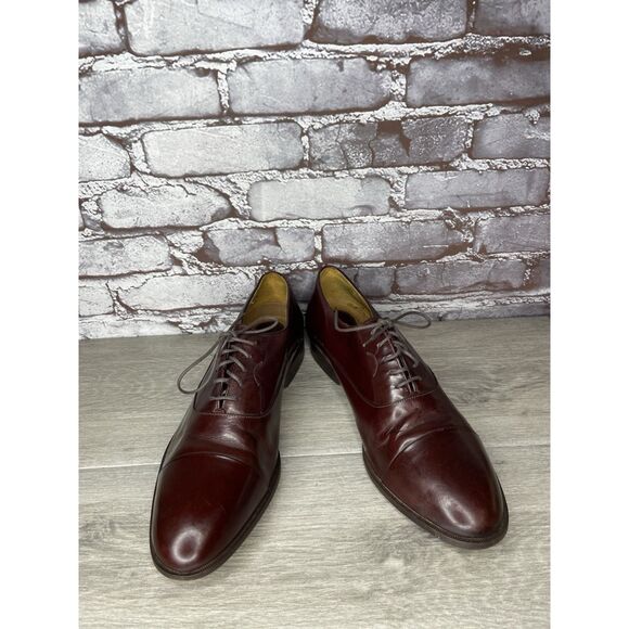 Paragon Brown Leather Cap Toe Handmade Oxfords Lace Up Shoes Men Sz 11D US/44EU - Picture 14 of 16